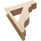 Ekena Millwork 8-in W x 28-in D x 34-in H Funston Block Rough Cedar Woodgrain TimberThane Outlooker, Primed Tan OUTUR080X28X34FST44RCPR - alternate 3